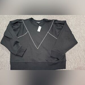 Express Black Crewneck Sweatshirt